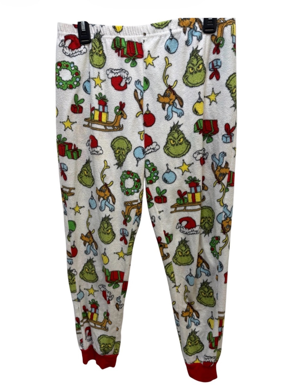 How The Grinch Stole Christmas Max Holiday Fleece Pajama Bottoms Sz( M 8-10)
